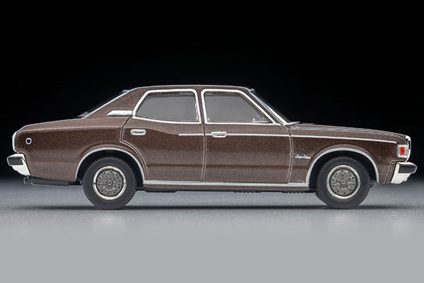 Tomica Limited Vintage NEO 1978 Toyota Crown 2000 Super Saloon Extra in brown, 1:64 scale