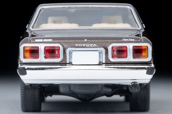 Tomica Limited Vintage NEO 1978 Toyota Crown 2000 Super Saloon Extra in brown, 1:64 scale