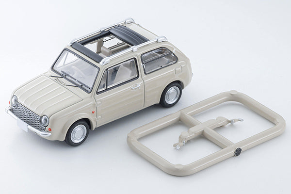 Tomica Limited Vintage NEO 1989 Nissan PAO Canvas Top in ivory, 1:64 scale with retro styling