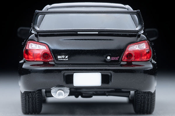 Tomica Limited Vintage NEO 2003 Subaru Impreza WRX STI in black, 1:64 scale