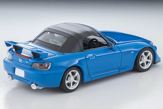 Tomica Limited Vintage Honda S2000 Type S 2009 in blue, 1:64 scale with opening bonnet and detailed engine