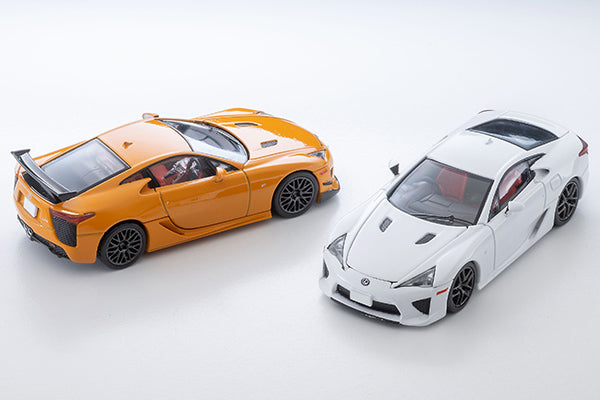 Tomica Limited Vintage 1:64 Lexus LFA Nurburgring Package orange with opening hood V10 engine diecast model