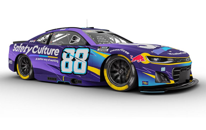 1:64 ARC diecast of the 2025 Chevrolet Camaro #88 driven by Shane van Gisbergen with SafetyCulture livery.