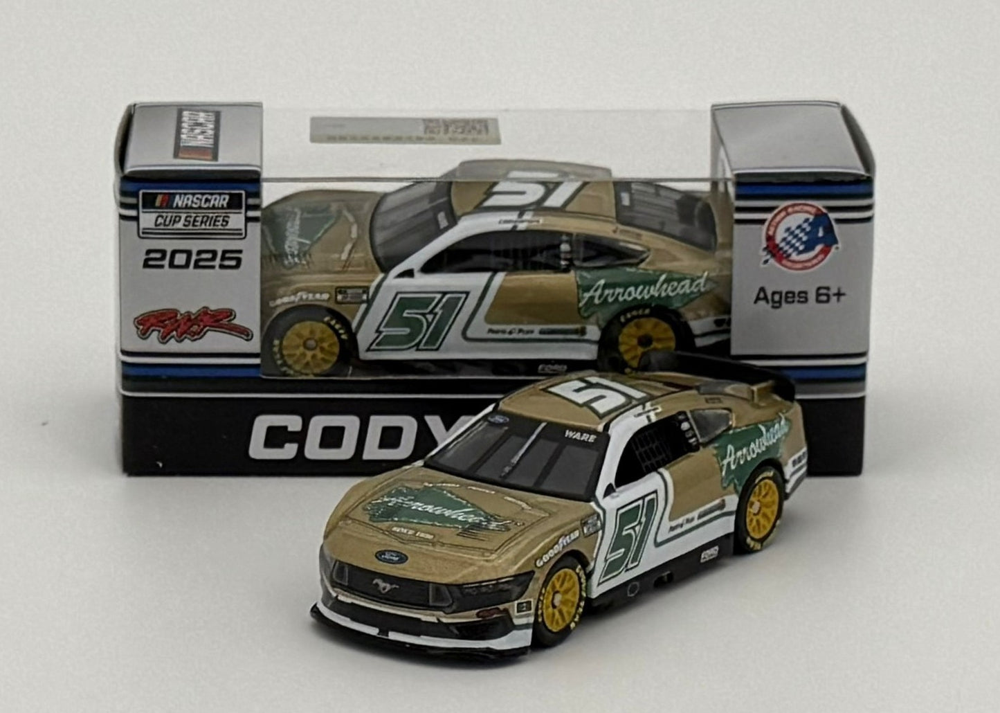 ARC - 2025 Mustang #51 Cody Ware Arrowhead Brass