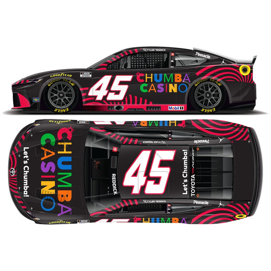ARC 1:64 Toyota Camry XSE 2026 NASCAR #45 Tyler Reddick Chumba Casino race car diecast model