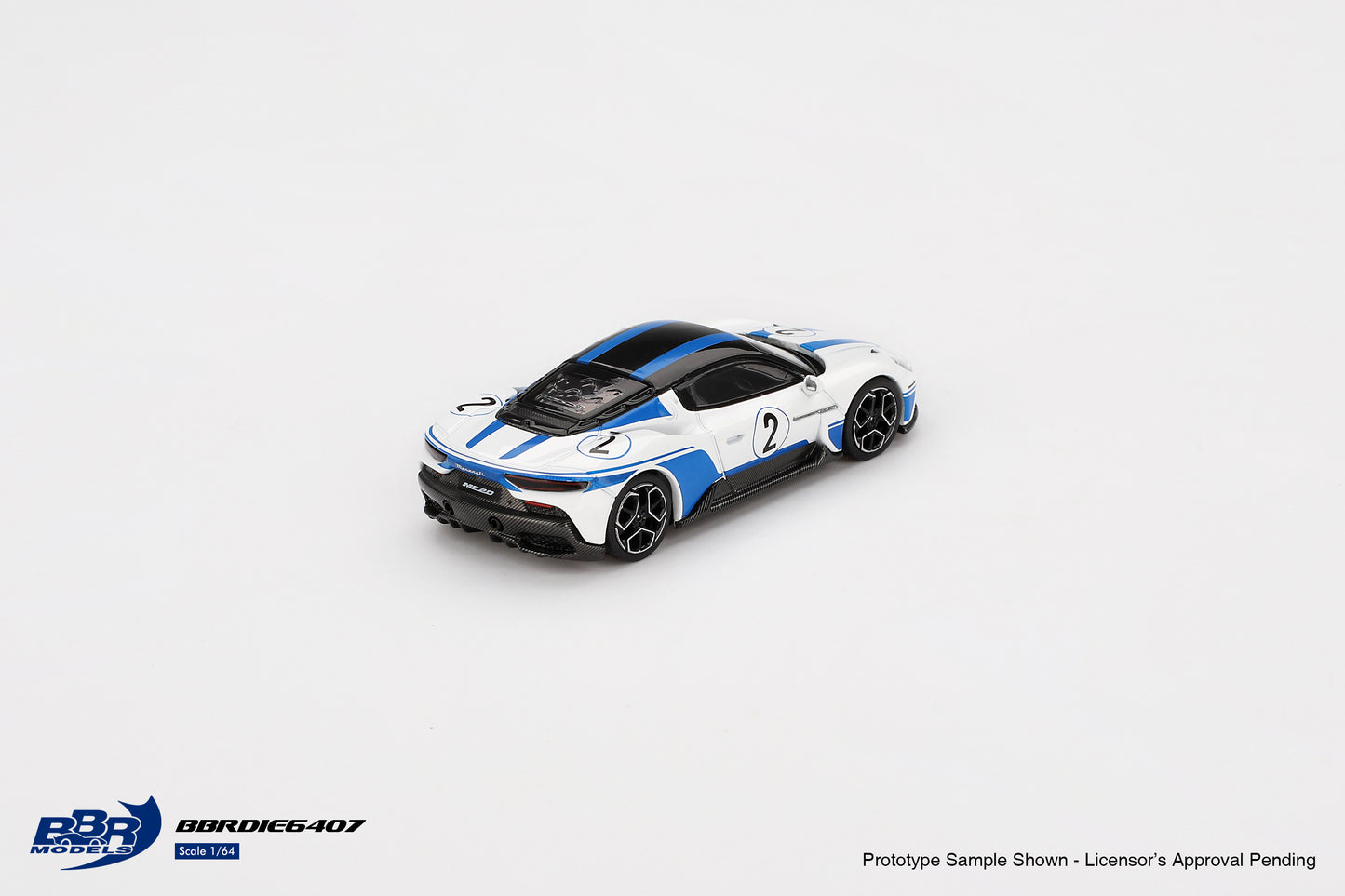 (Pre-Order) BBR Models - Maserati MC20 #2 Maserati Performance Experience 2024