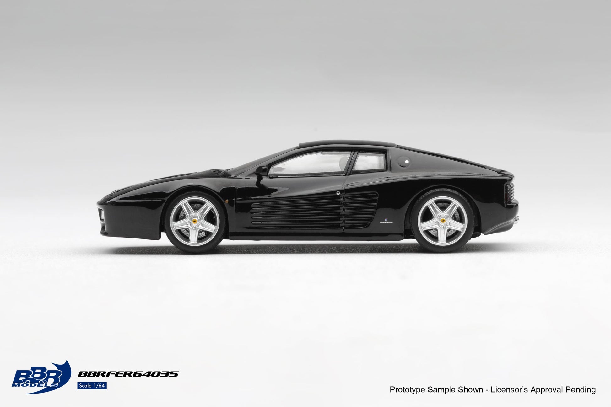 BBR Models Ferrari 512 TR 1992 in Nero black.