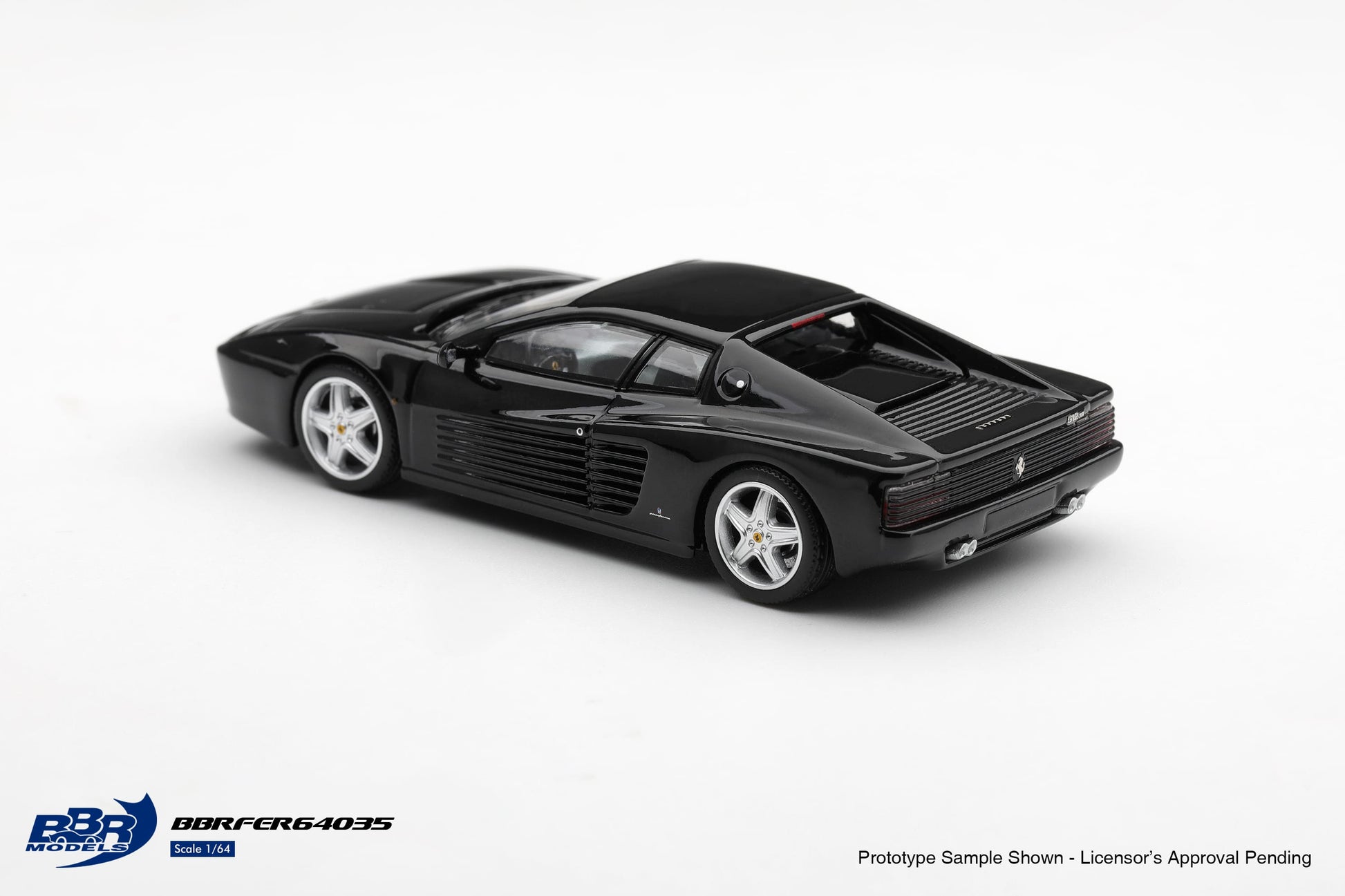 BBR Models Ferrari 512 TR 1992 in Nero black.