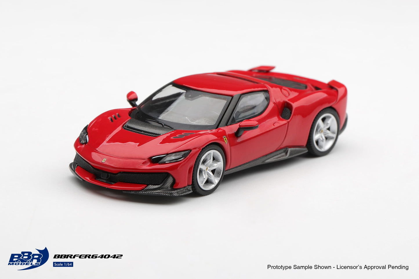 BBR Models Ferrari 296 Speciale 2024 in Rosso Corsa.