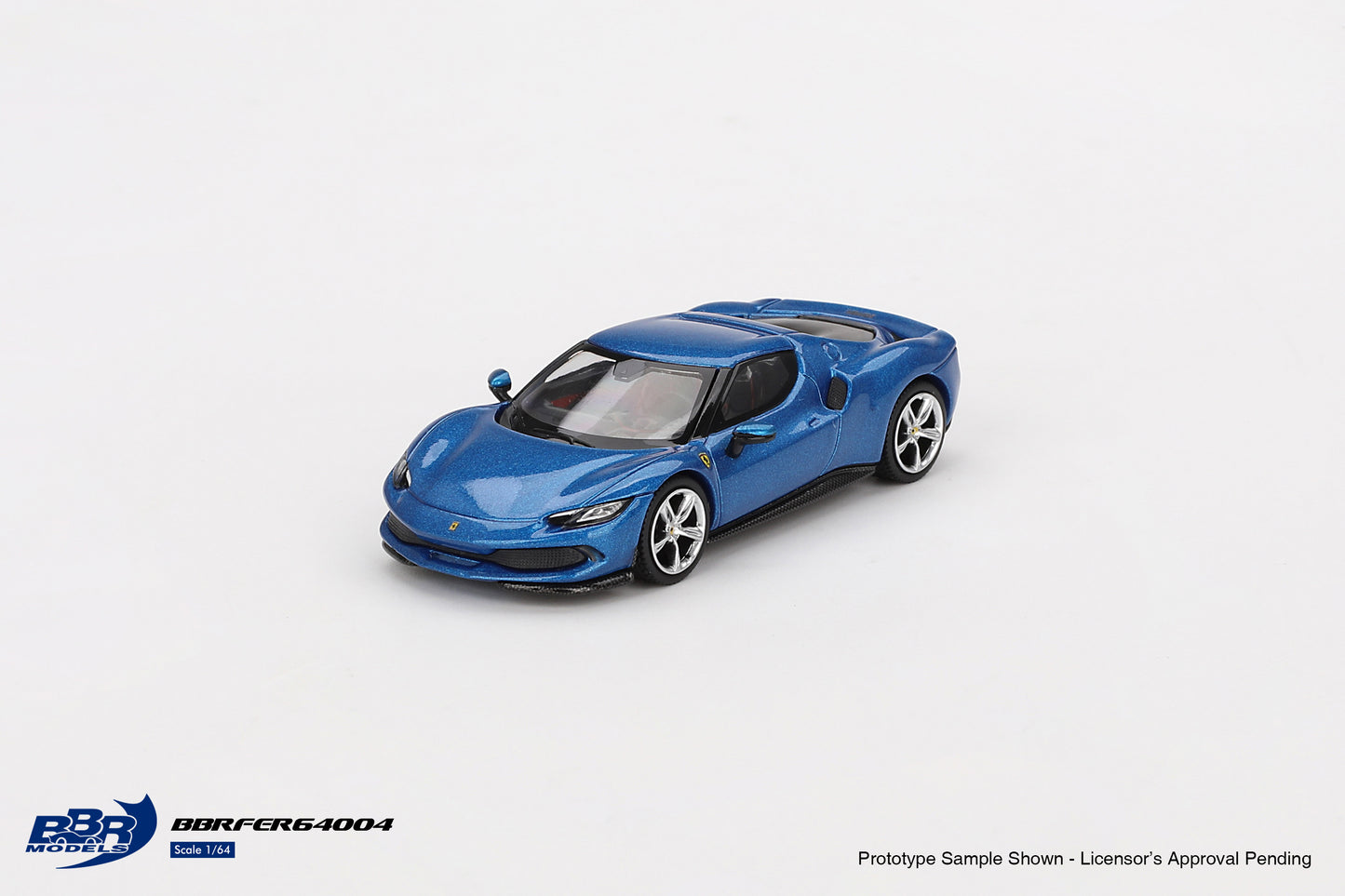 (Pre-Order) BBR Models - Ferrari 296 GTB Blu Corsa 2024