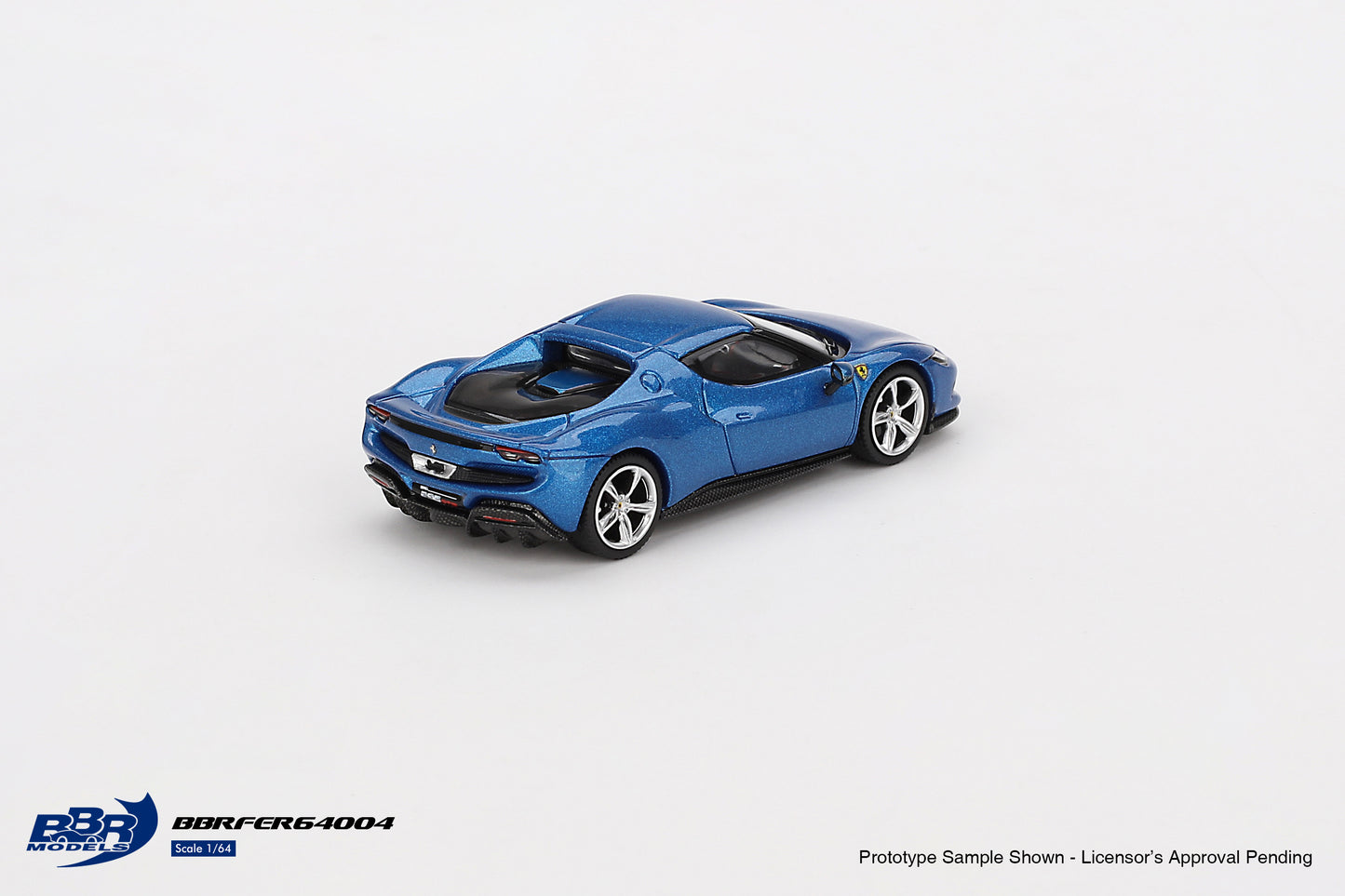 (Pre-Order) BBR Models - Ferrari 296 GTB Blu Corsa 2024