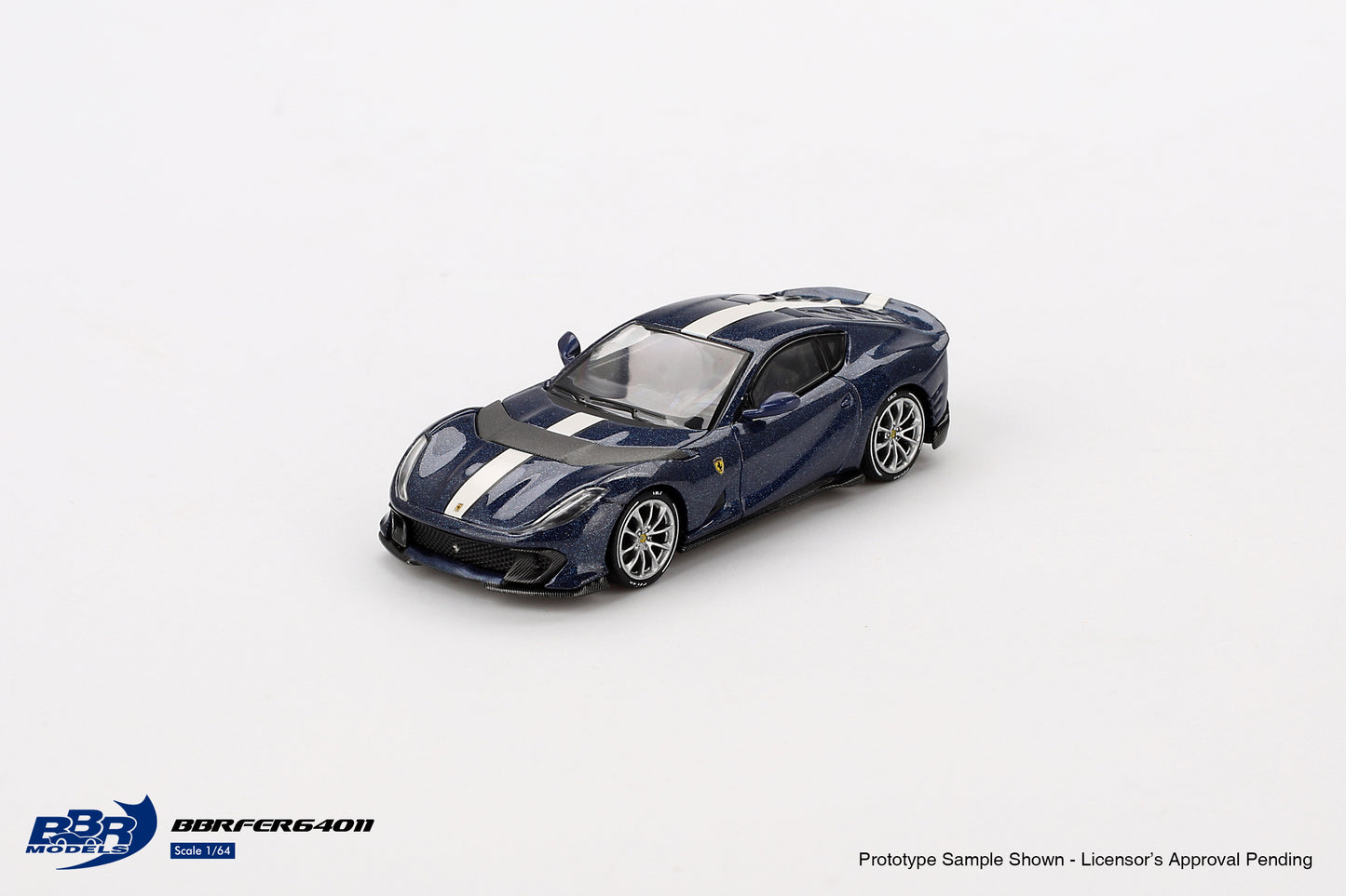 (Pre-Order) BBR Models - Ferrari 812 Competitizone Blu Tour de France 2023