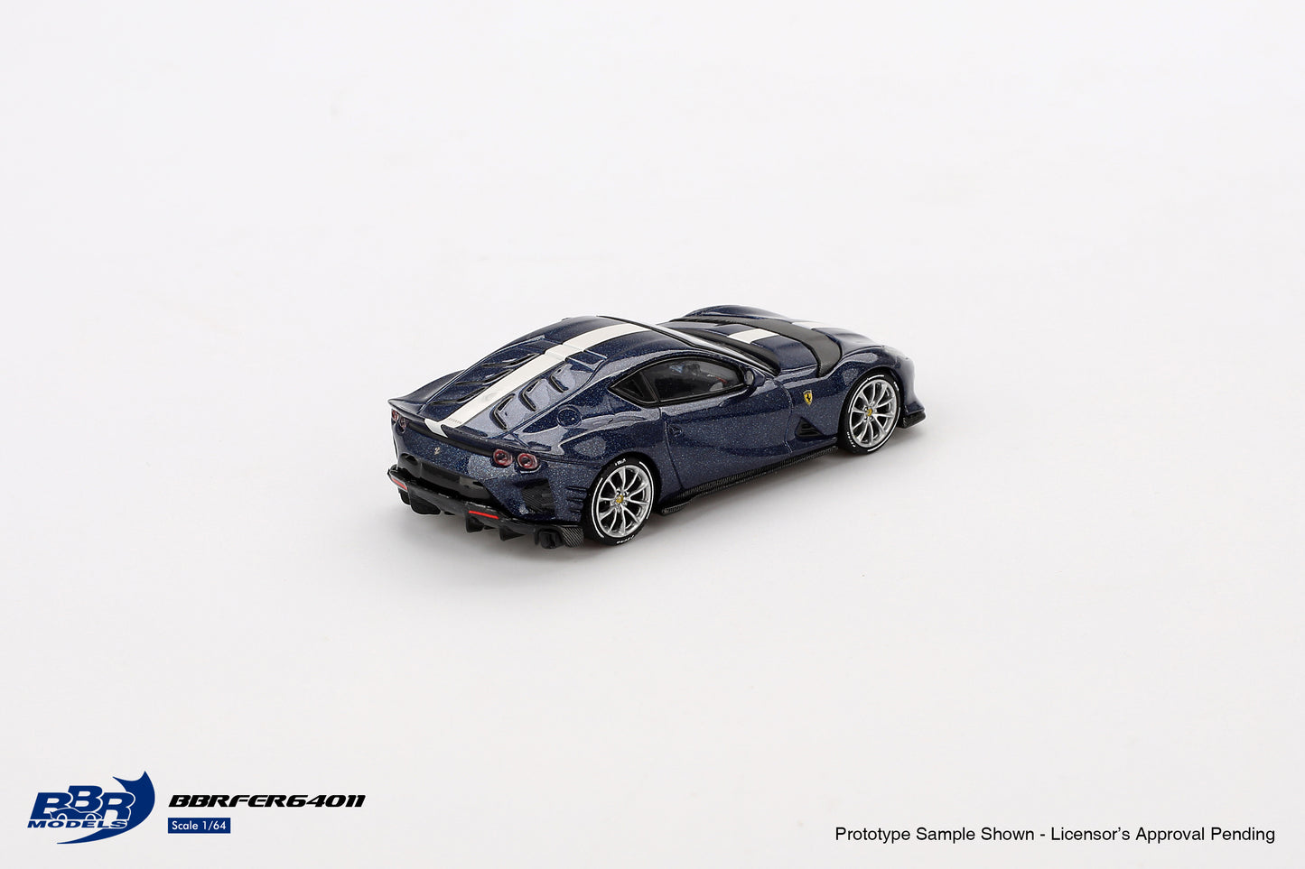 (Pre-Order) BBR Models - Ferrari 812 Competitizone Blu Tour de France 2023