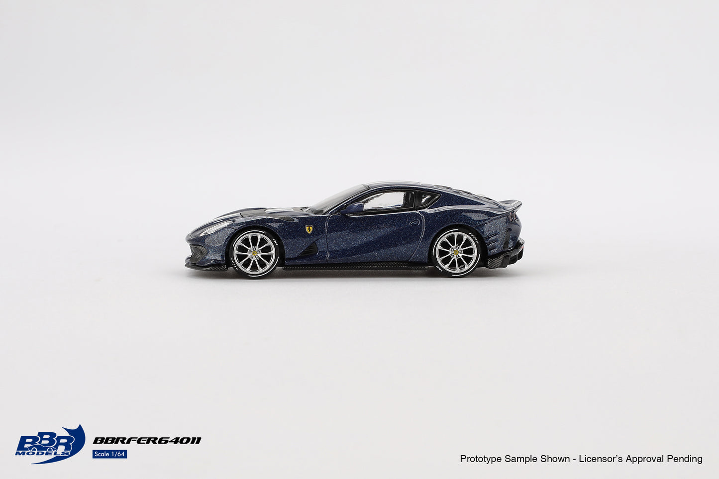 (Pre-Order) BBR Models - Ferrari 812 Competitizone Blu Tour de France 2023