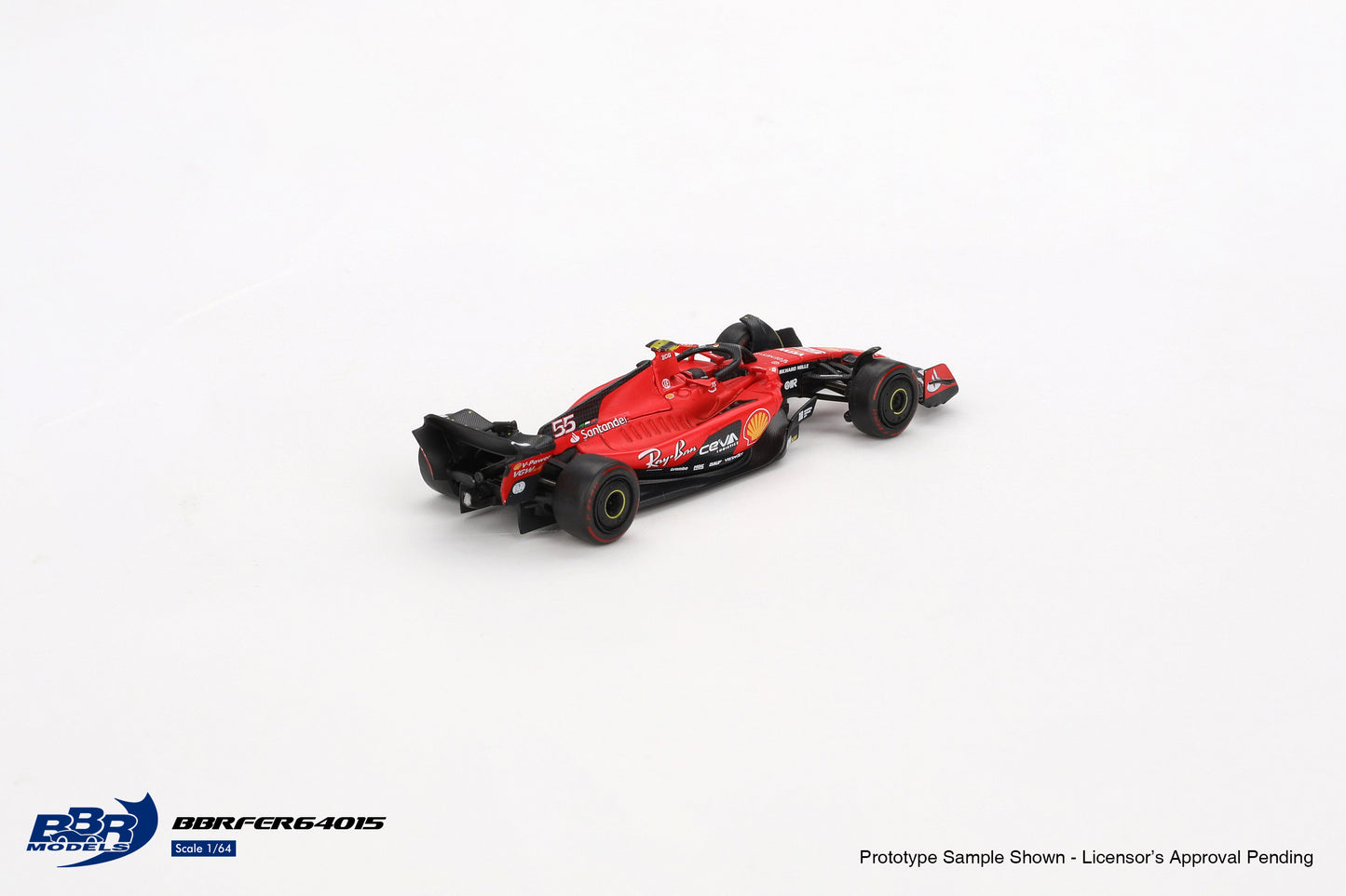 (Pre-Order) BBR Models - Ferrari SF23 #55 C. Sainz Bahrain GP 2023