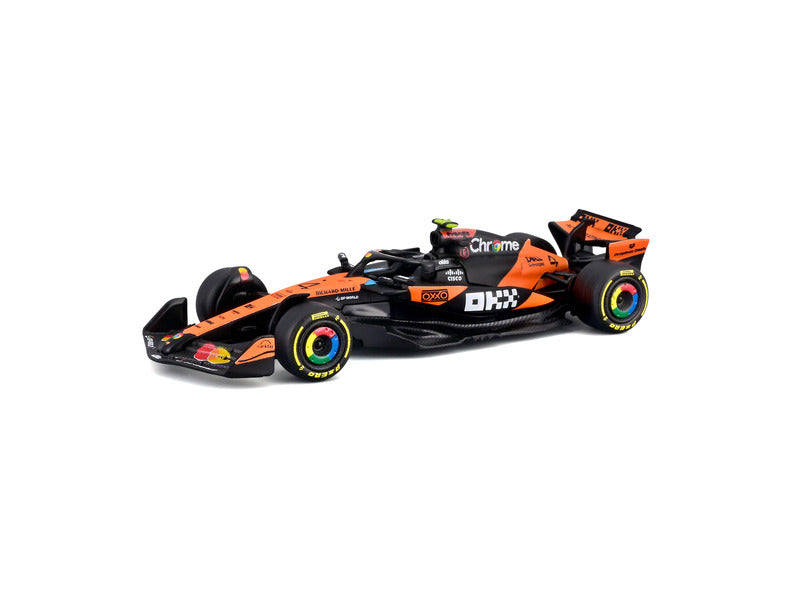 Bburago 1:64 McLaren MCL39 #4 Lando Norris Australian GP 2025 F1 model in blister packaging.