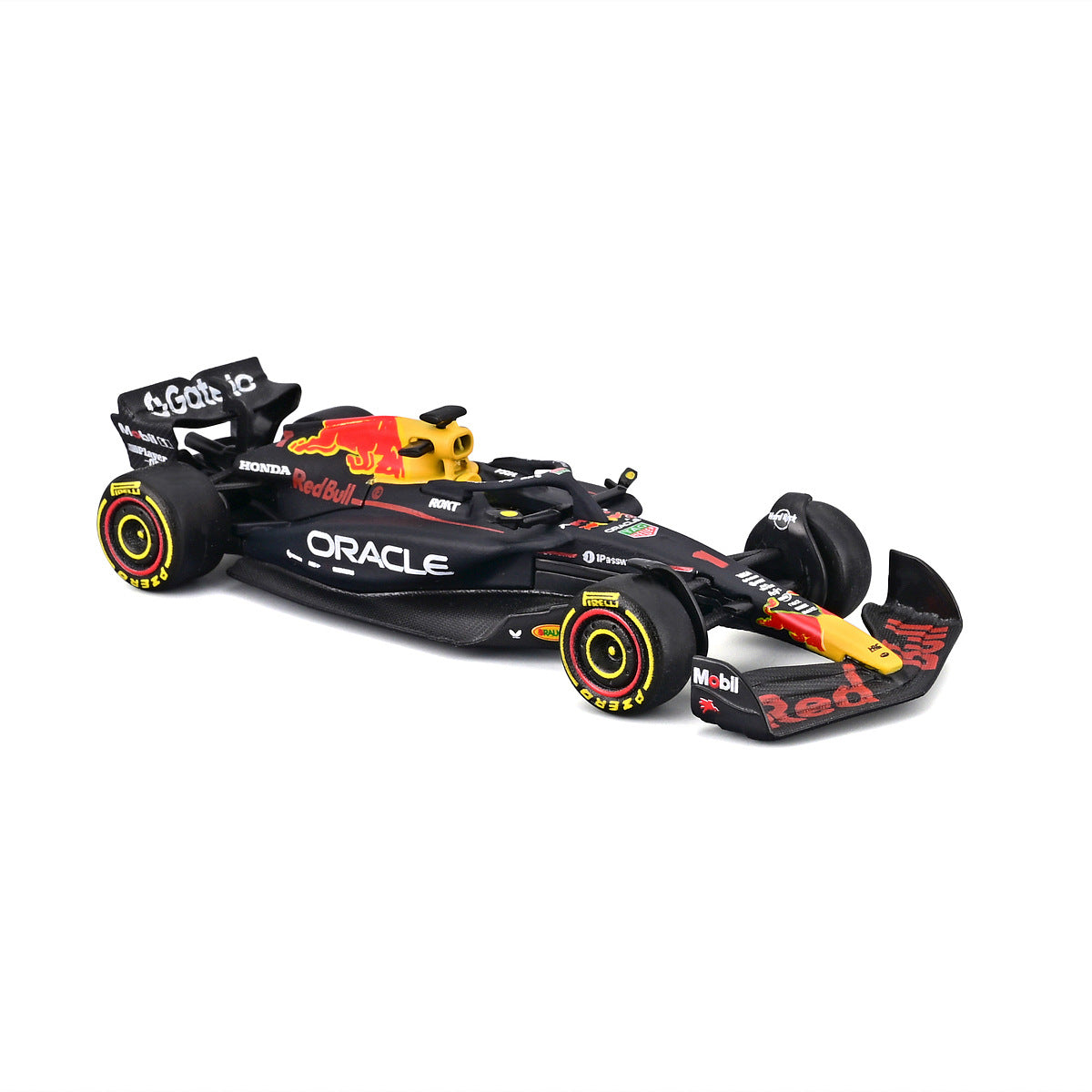 Bburago 1:64 Oracle Red Bull Racing RB21 #1 Max Verstappen F1 model in blister packaging.