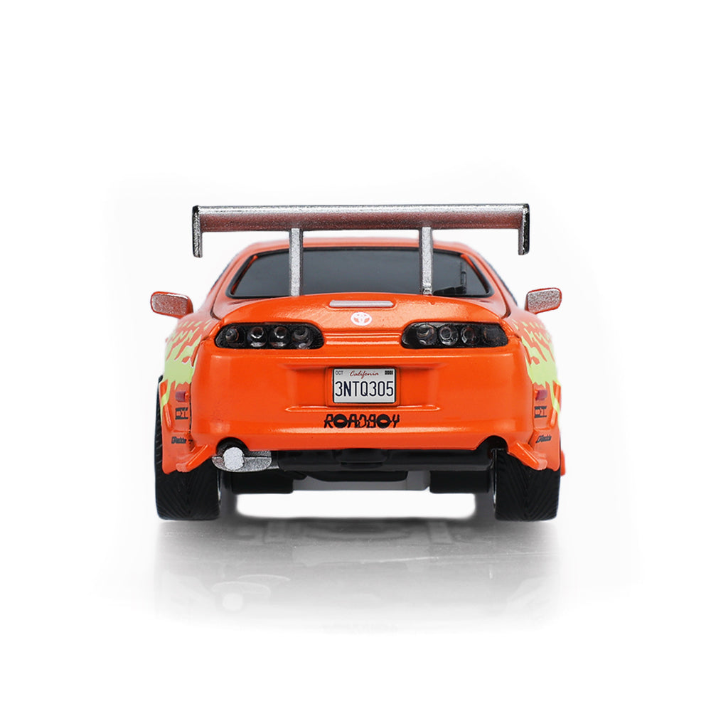 GreenLight GL Motion 1:64 RC 1994 Toyota Supra MK4 Brian from The Fast and the Furious in orange movie-inspired livery