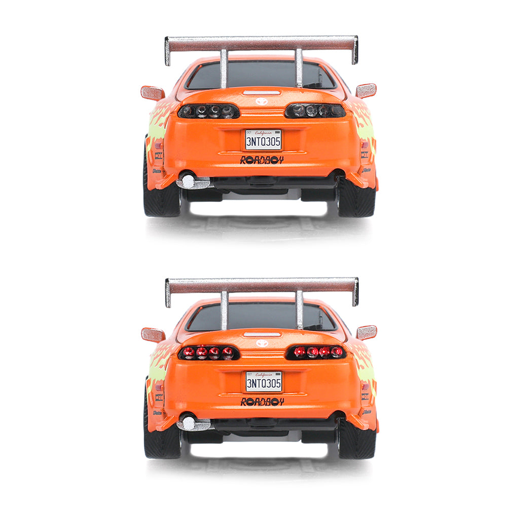 GreenLight GL Motion 1:64 RC 1994 Toyota Supra MK4 Brian from The Fast and the Furious in orange movie-inspired livery