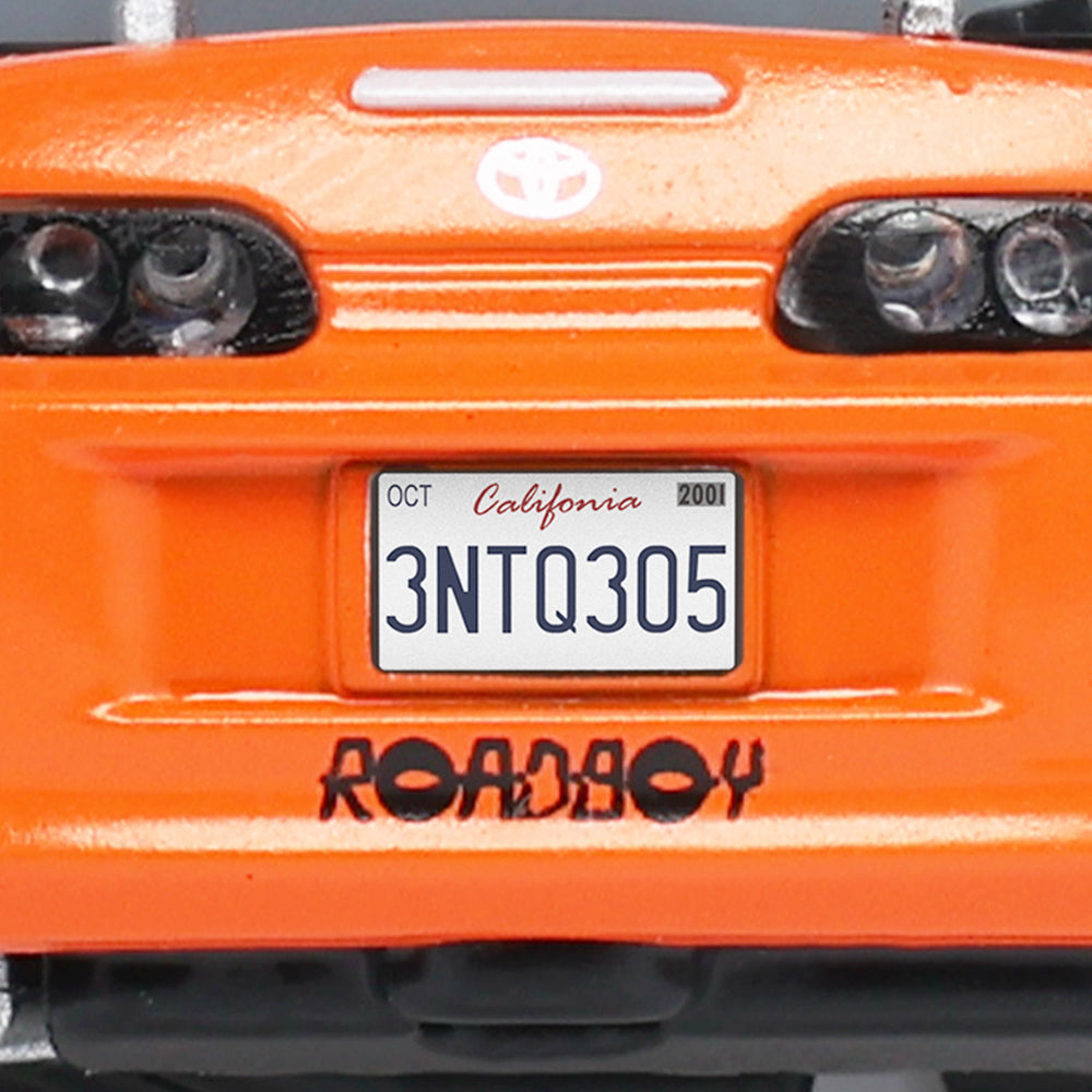 GreenLight GL Motion 1:64 RC 1994 Toyota Supra MK4 Brian from The Fast and the Furious in orange movie-inspired livery