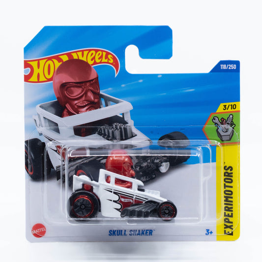Hot Wheels Skull Shaker 1:64 scale diecast originals with skull design and large rear tires.