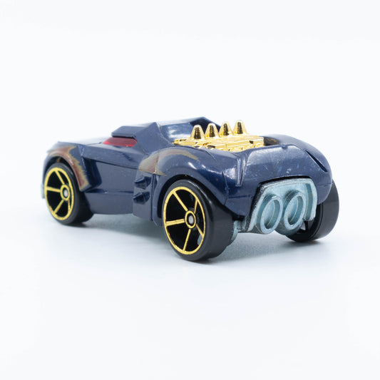 Hot Wheels Growler die-cast car featuring muscular design and vibrant paint finish. Back