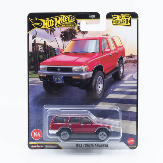 Hot Wheels Boulevard Premium 1993 Toyota 4Runner red new casting classic off-road SUV 1:64 model