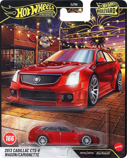 Hot Wheels Boulevard 2027 Mix 1 featuring Cadillac CTS-V Wagon, Ford Focus RS, Subaru Crosstrek, Honda S2000 and Porsche 935.