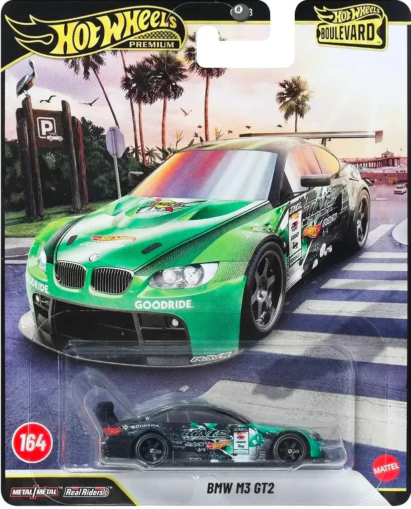 BMW M3 GT2 in Black and Green racing livery