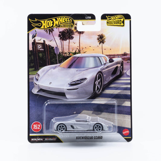 Hot Wheels Boulevard No. 152 Koenigsegg CC850 premium diecast model.