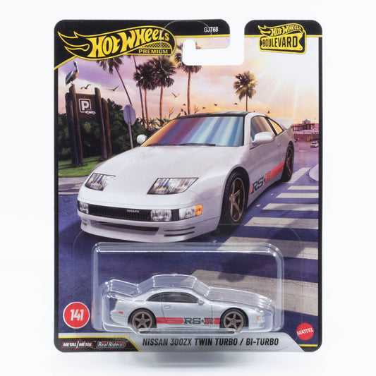 Hot Wheels Boulevard Premium Nissan 300ZX Twin Turbo Z32 1990s JDM sports car 1:64 model