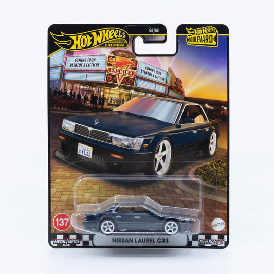 Hot Wheels Boulevard Premium Nissan Laurel C33 blue new casting 1:64 diecast model