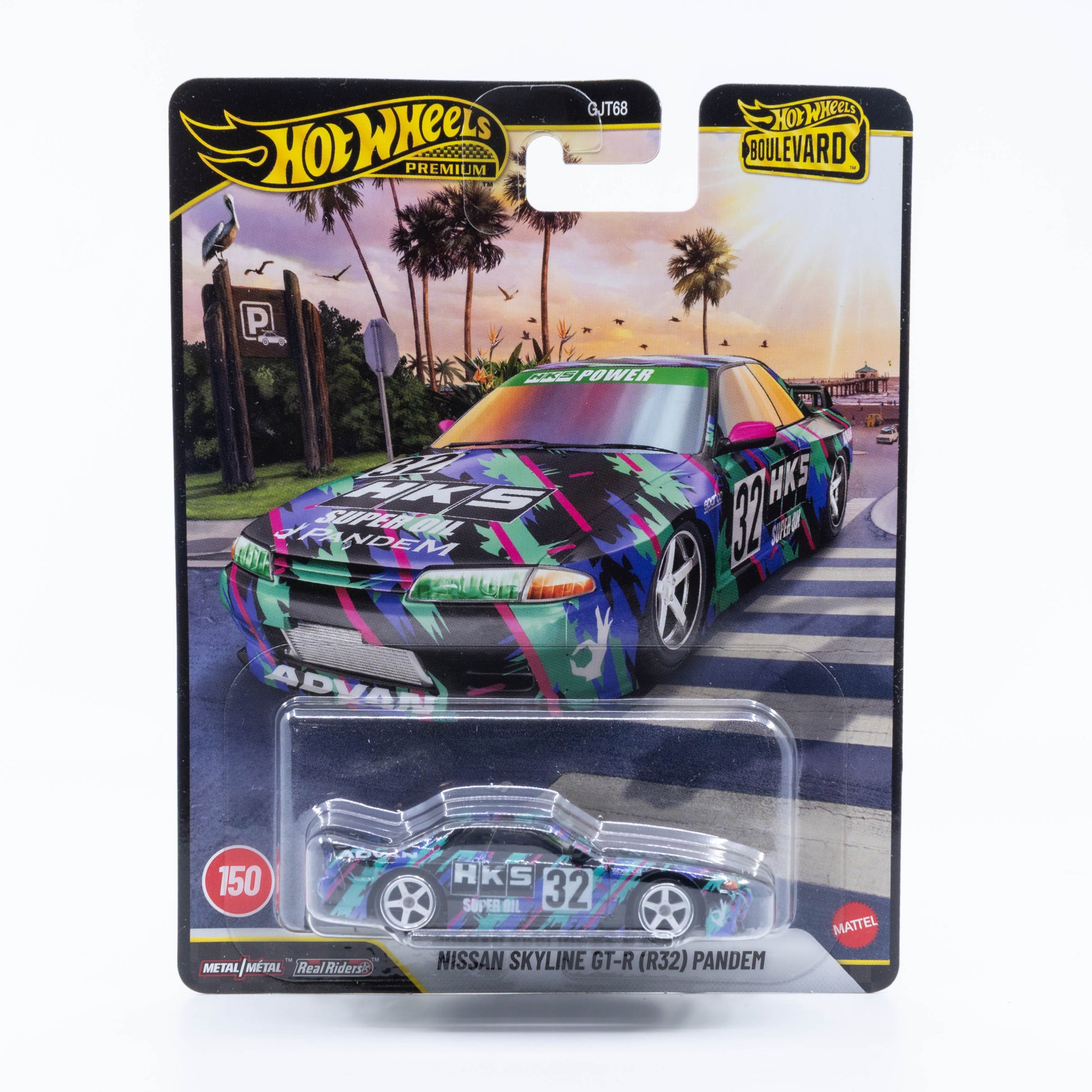 Hot Wheels Boulevard Nissan Skyline R32 Pandem HKS camo No.150 1:64 diecast