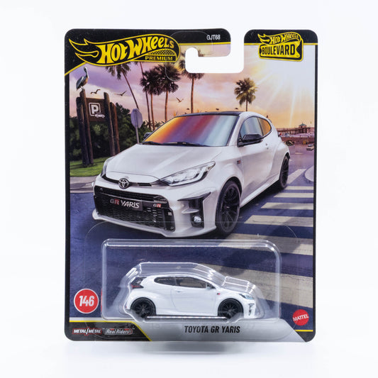 Hot Wheels Boulevard Toyota GR Yaris white No.146 new model 1:64 diecast