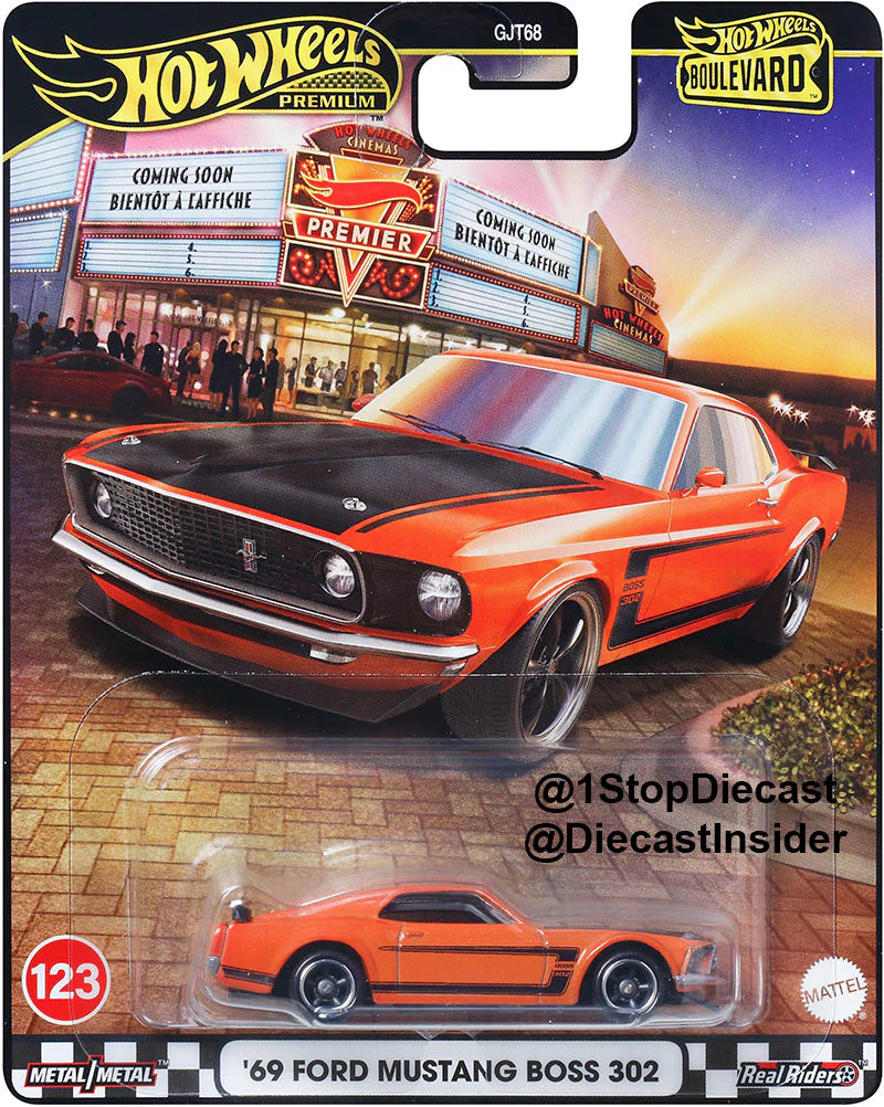 (Pre-Order) Hot Wheels Boulevard - '69 Ford Mustang Boss 302