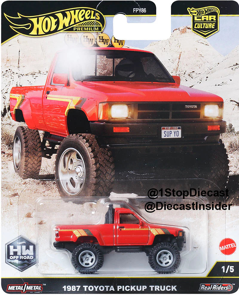 (Pre-Order) Hot Wheels Car Culture - 1987 Toyota Pickup Truck