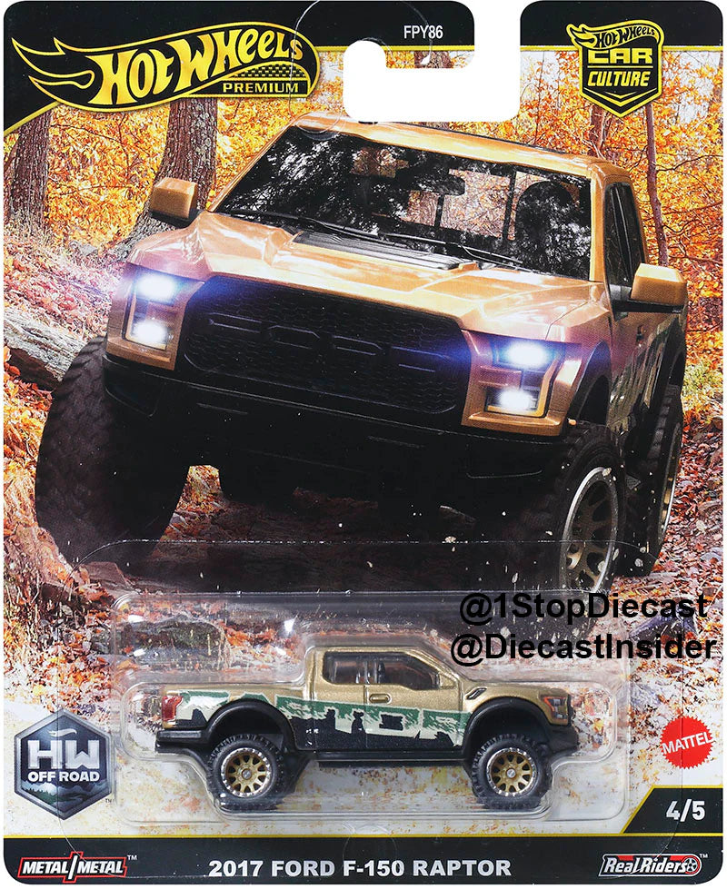 (Pre-Order) Hot Wheels Car Culture - 2017 Ford F-150 Raptor