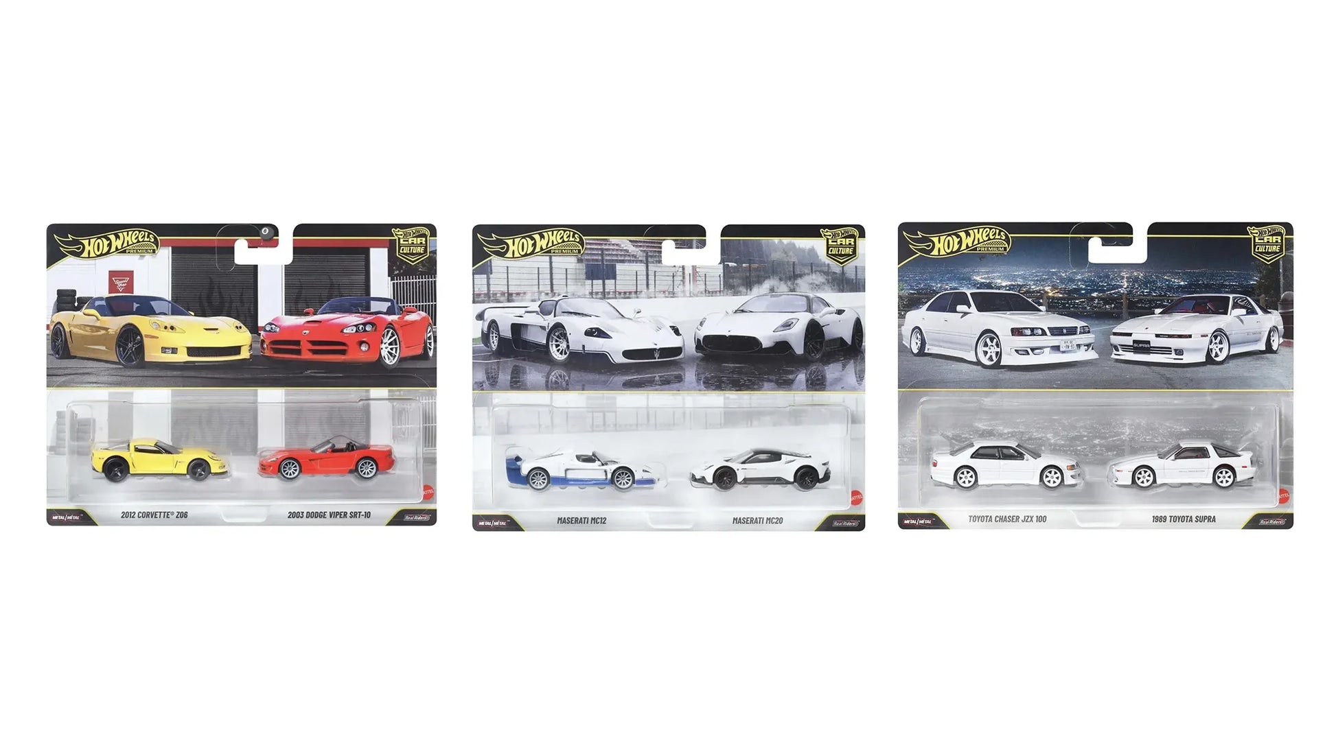 Hot Wheels Car Culture 2 Pack 2026 Mix 3 set of six premium 1:64 performance diecast models