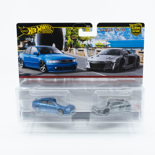 Hot Wheels Car Culture 2-pack - Audi S4 quattro & Audi R8 LMS