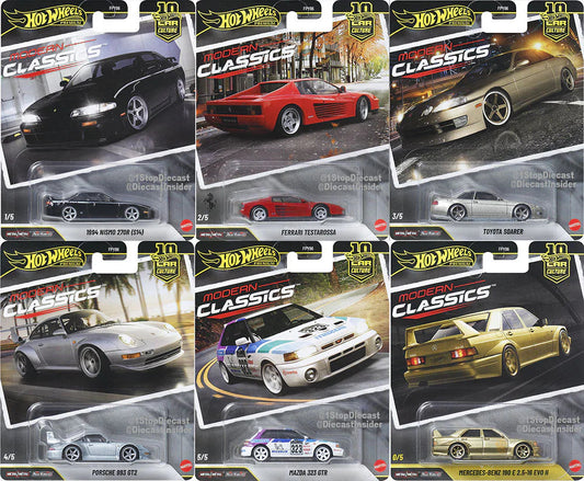 Hot Wheels Car Culture Modern Classics full set premium diecast 1:64