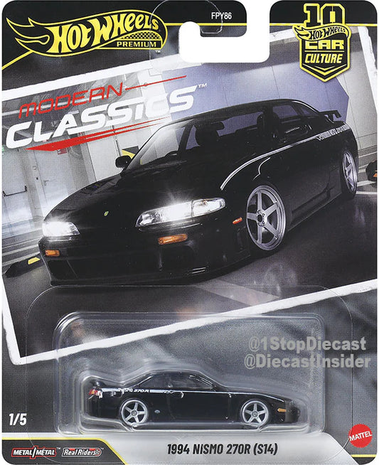 Hot Wheels Car Culture Modern Classics 1994 Nismo 270R S14 premium diecast 1:64