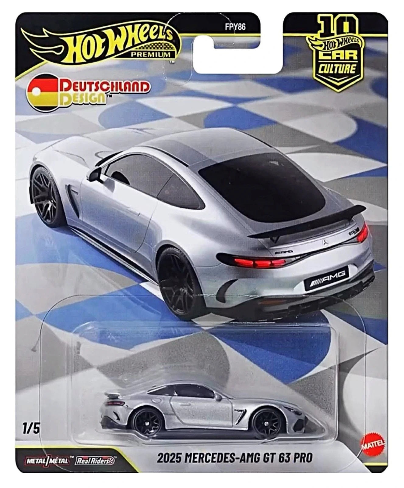 Mercedes-AMG GT 63 PRO in High-Tech Silver.