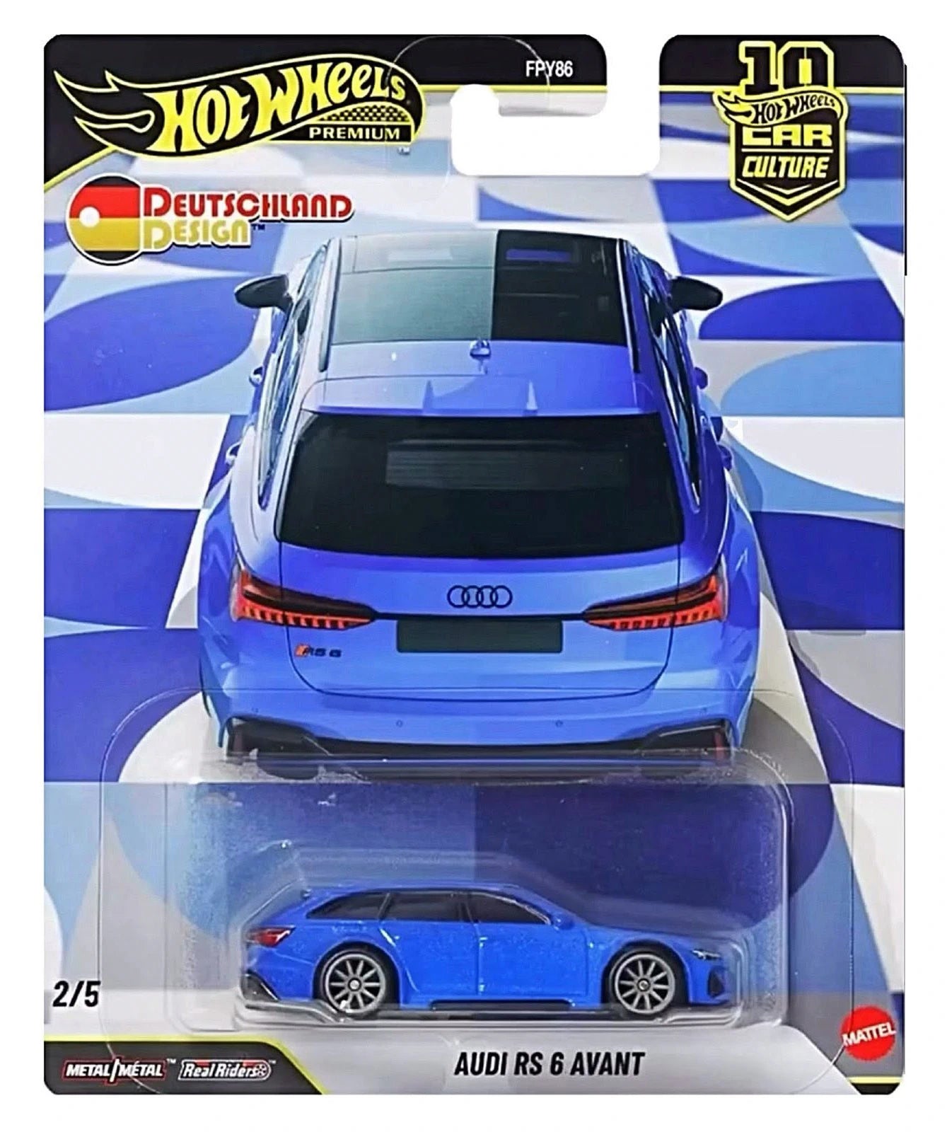 Audi RS 6 Avant in Ultra Blue.