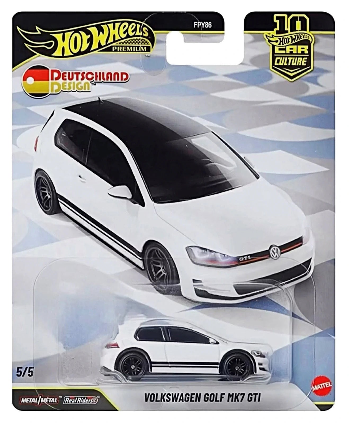 Volkswagen Golf Mk7 GTI in Pure White.
