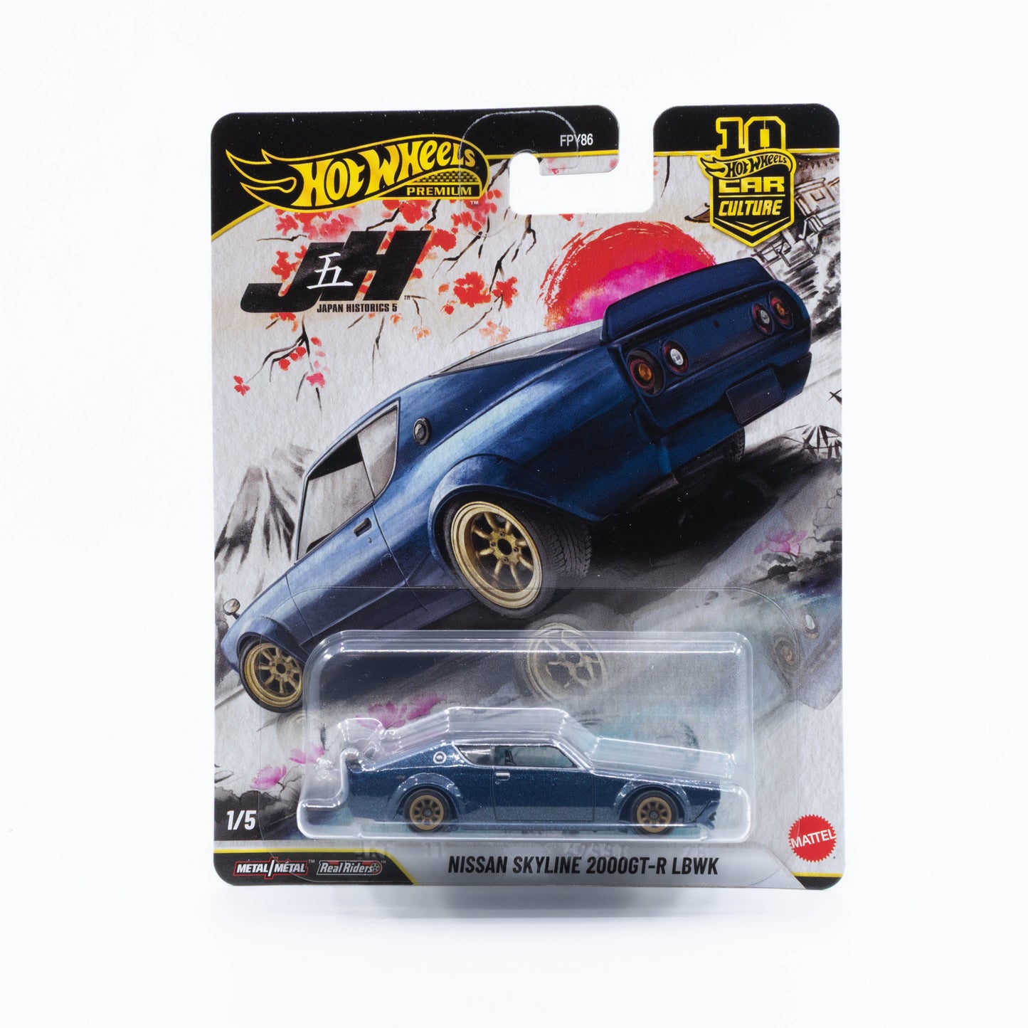 Hot Wheels Car Culture Japan Historics 5 Nissan Skyline 2000GT-R Hakosuka LBWK purple diecast 1:64