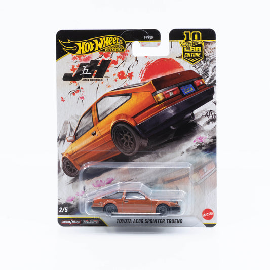 Hot Wheels Car Culture Japan Historics 5 Toyota AE86 Sprinter Trueno orange diecast 1:64