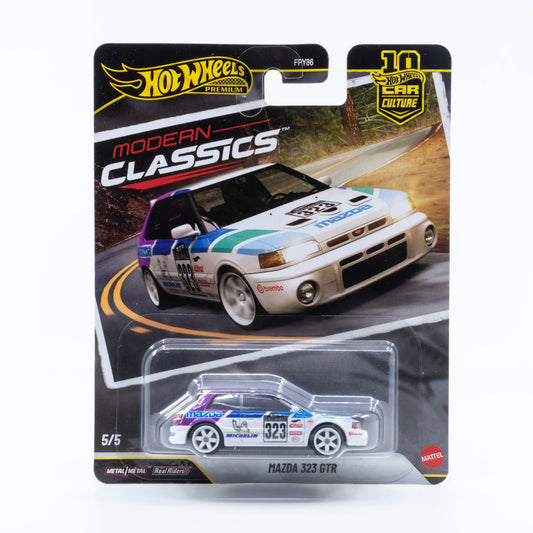 Hot Wheels Mazda 323 GTR Mazda racing livery #323 Michelin 1:64 diecast