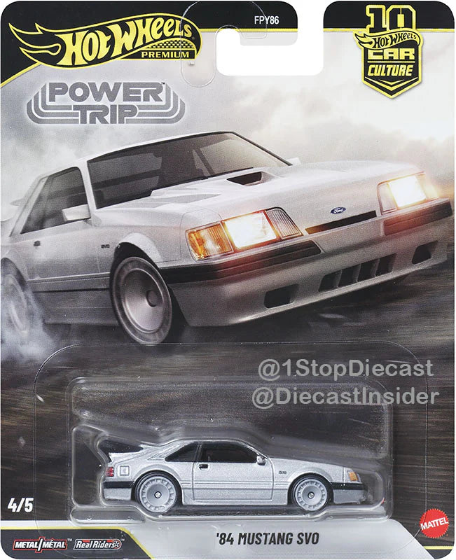Hot Wheels Car Culture Power Trip set Mustang SVO