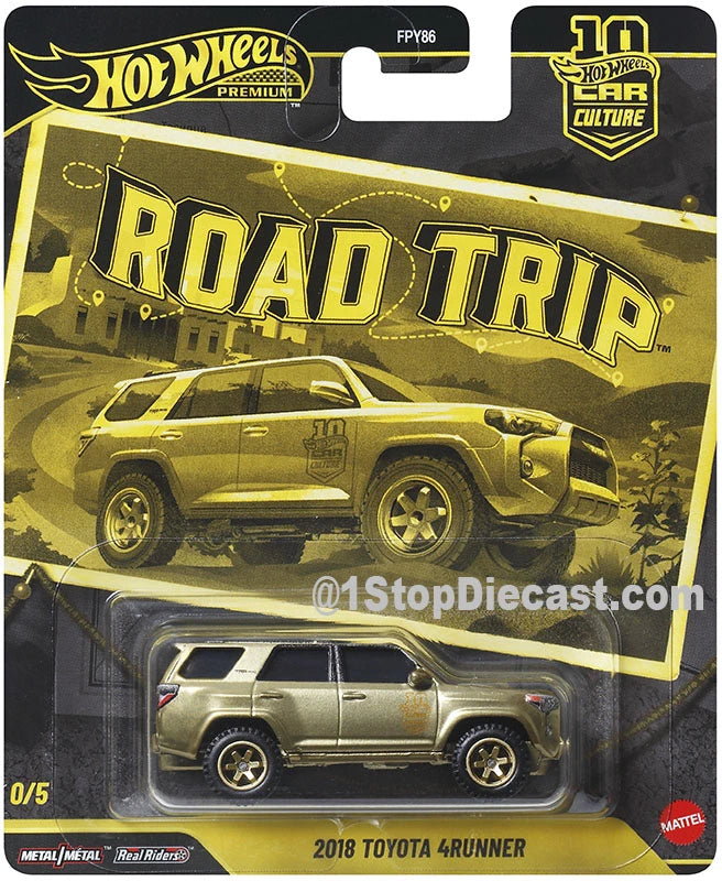 0/5 2018 Toyota 4Runner Chase in gold.