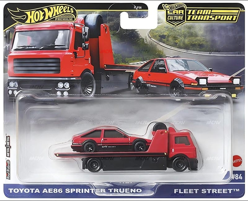 No. 84: Fleet Street with Toyota AE86 Sprinter Trueno in racing livery.
